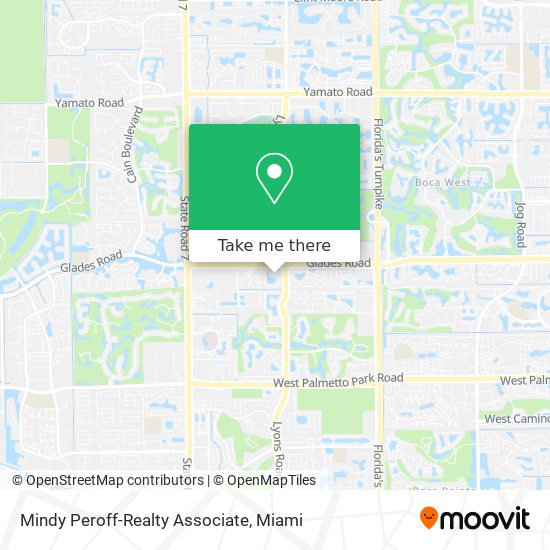 Mindy Peroff-Realty Associate map
