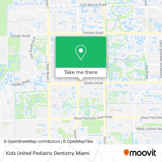 Kids United Pediatric Dentistry map