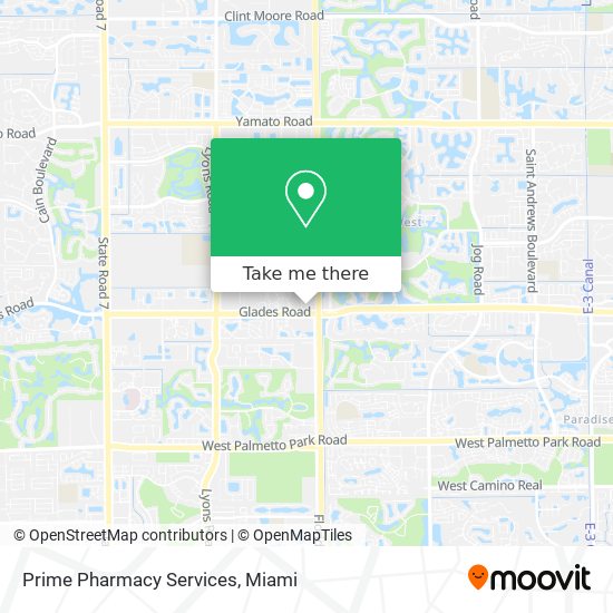Prime Pharmacy Services map