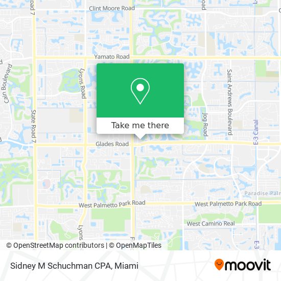 Sidney M Schuchman CPA map