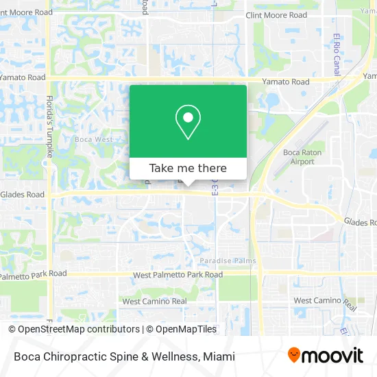 Boca Chiropractic Spine & Wellness map