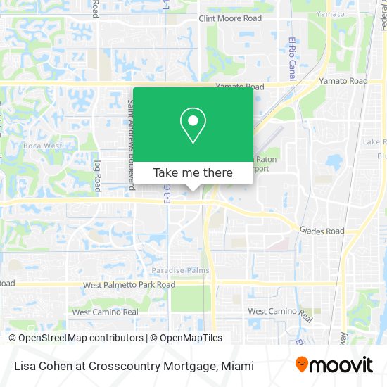 Lisa Cohen at Crosscountry Mortgage map
