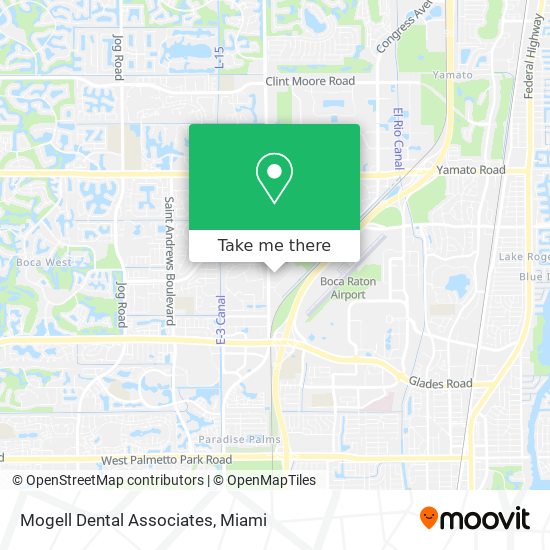 Mogell Dental Associates map