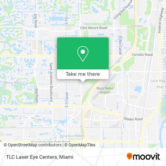 TLC Laser Eye Centers map