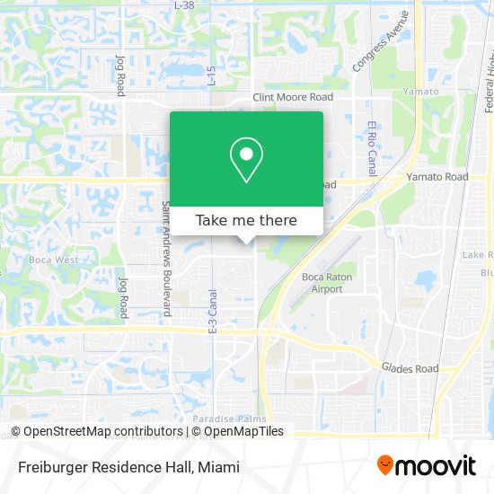 Mapa de Freiburger Residence Hall