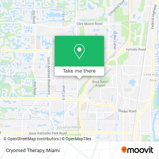 Cryomed Therapy map