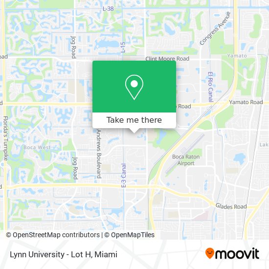 Lynn University - Lot H map