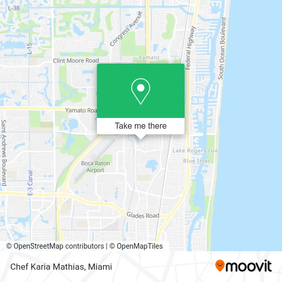 Chef Karia Mathias map