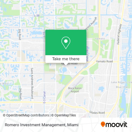 Romero Investment Management map