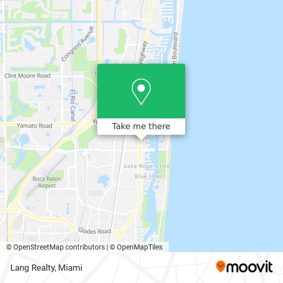 Lang Realty map