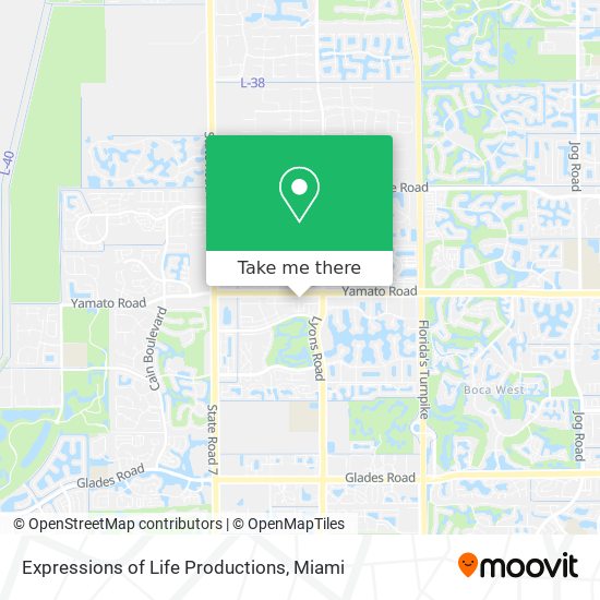 Expressions of Life Productions map