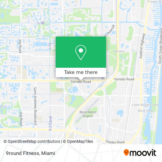 Mapa de 9round Fitness