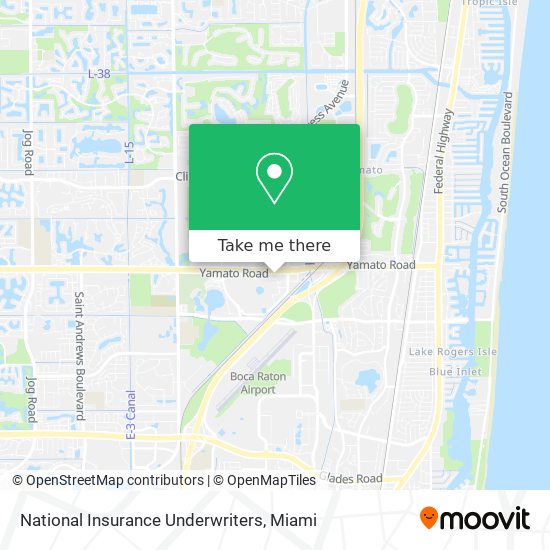 Mapa de National Insurance Underwriters