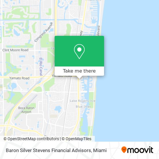 Baron Silver Stevens Financial Advisors map