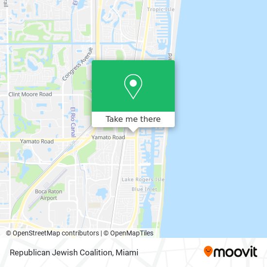 Republican Jewish Coalition map