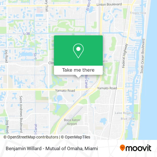 Benjamin Willard - Mutual of Omaha map