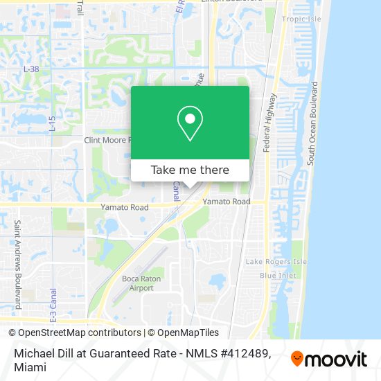 Mapa de Michael Dill at Guaranteed Rate - NMLS #412489