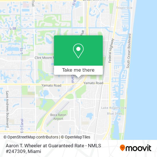 Mapa de Aaron T. Wheeler at Guaranteed Rate - NMLS #247309