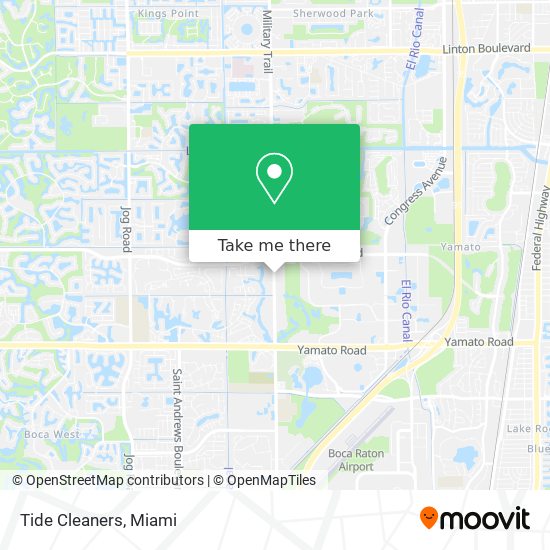 Tide Cleaners map