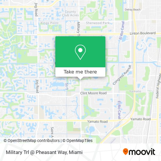 Mapa de Military Trl @ Pheasant Way