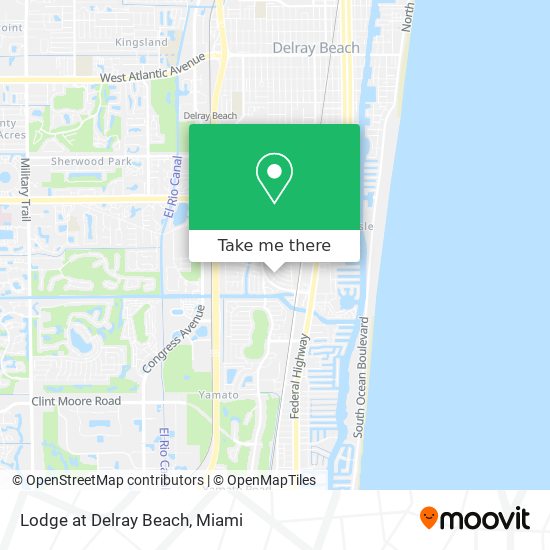 Mapa de Lodge at Delray Beach