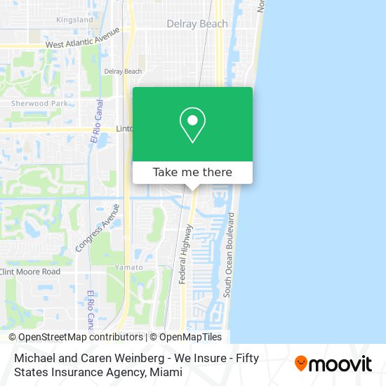 Michael and Caren Weinberg - We Insure - Fifty States Insurance Agency map