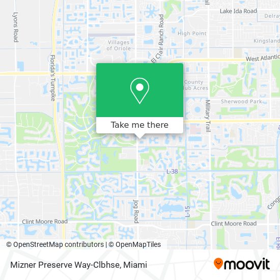 Mizner Preserve Way-Clbhse map