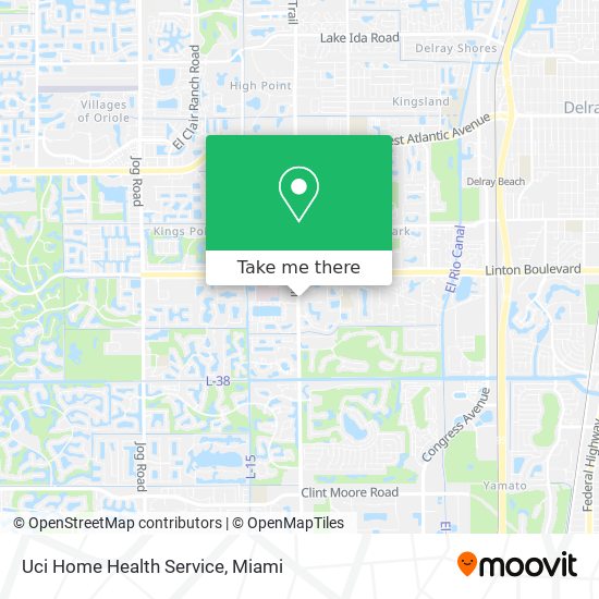 Mapa de Uci Home Health Service