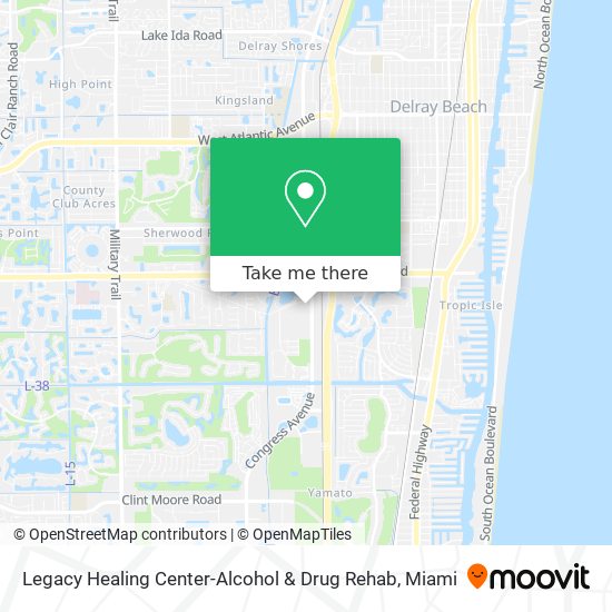 Legacy Healing Center-Alcohol & Drug Rehab map