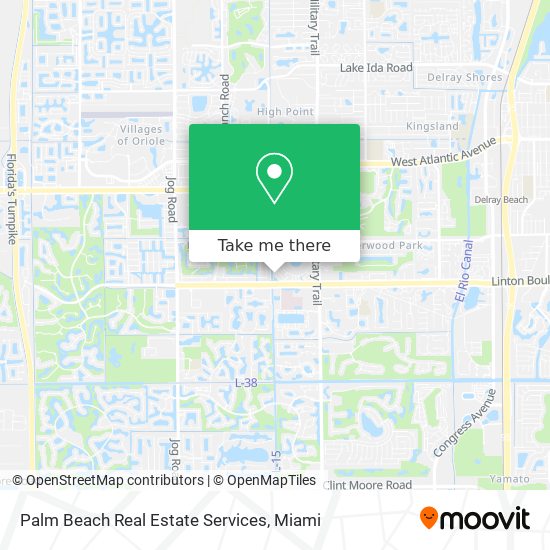 Mapa de Palm Beach Real Estate Services