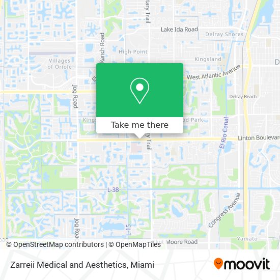 Zarreii Medical and Aesthetics map