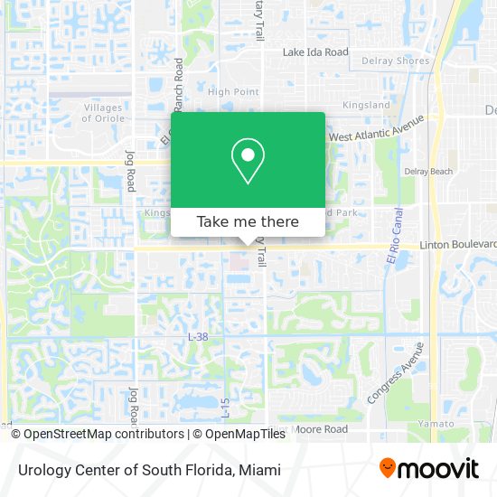 Mapa de Urology Center of South Florida