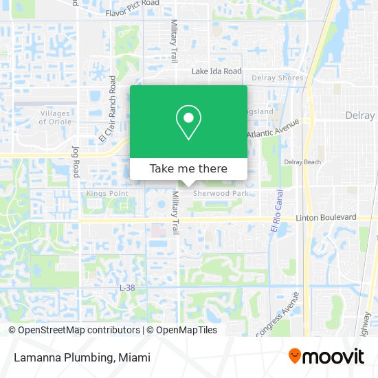 Lamanna Plumbing map