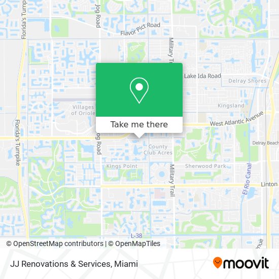 JJ Renovations & Services map