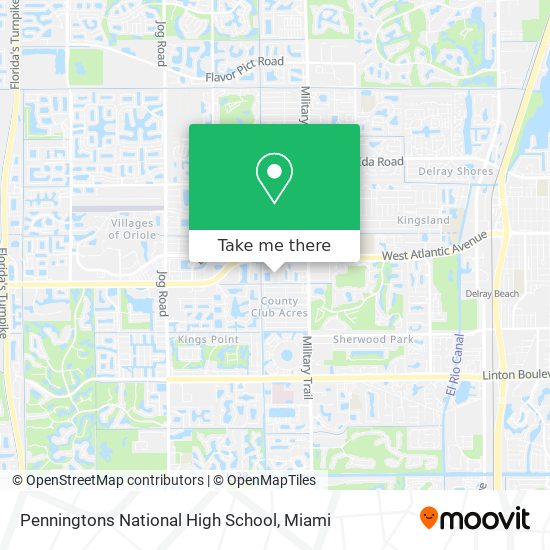 Penningtons National High School map