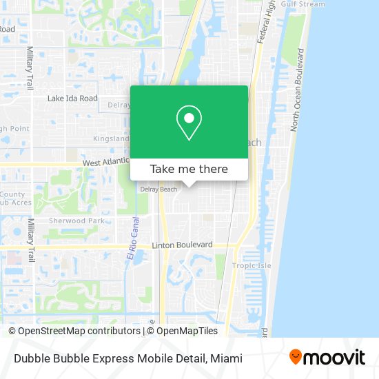 Dubble Bubble Express Mobile Detail map