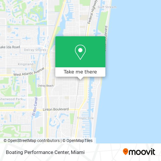 Boating Performance Center map