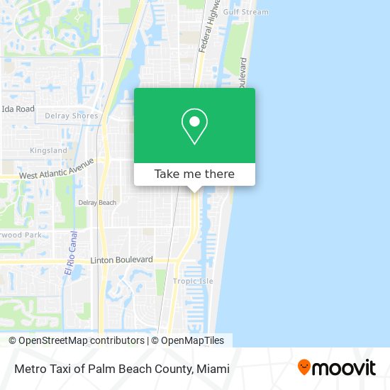 Metro Taxi of Palm Beach County map