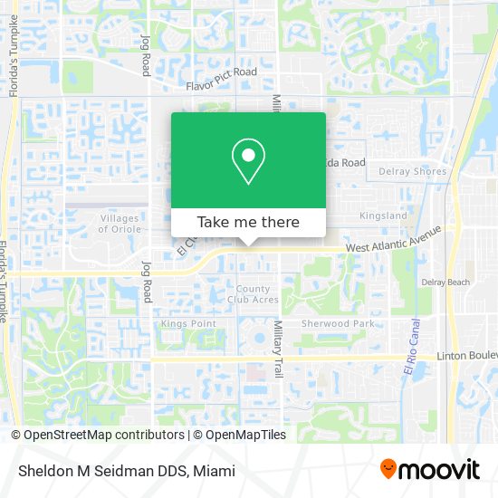 Sheldon M Seidman DDS map