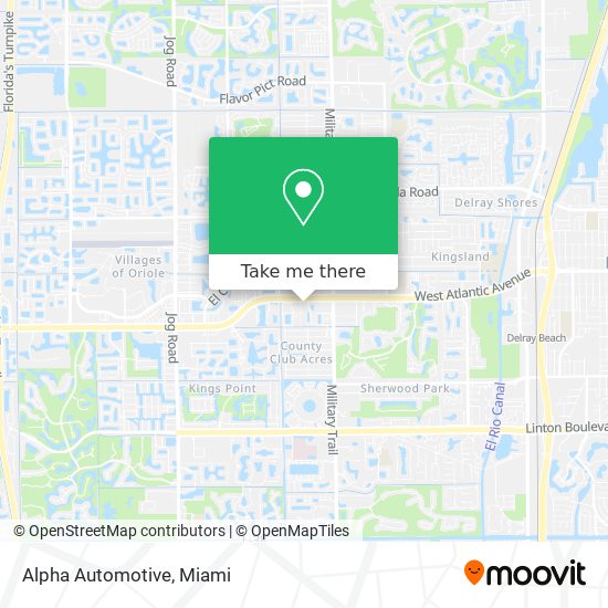 Alpha Automotive map