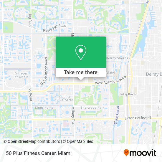 50 Plus Fitness Center map