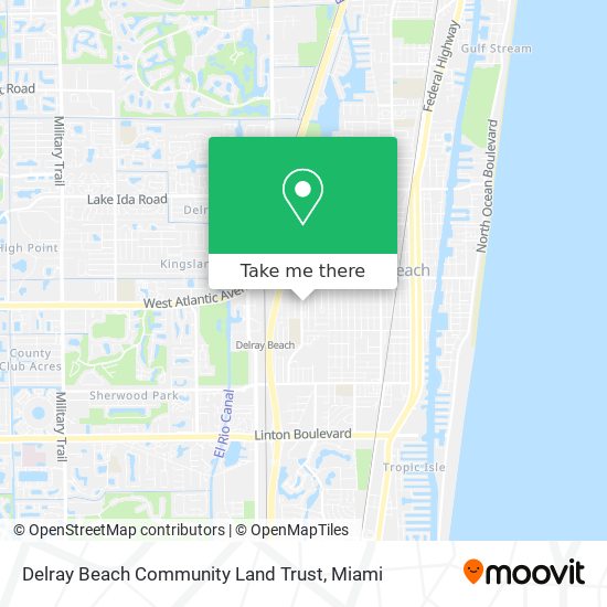 Mapa de Delray Beach Community Land Trust