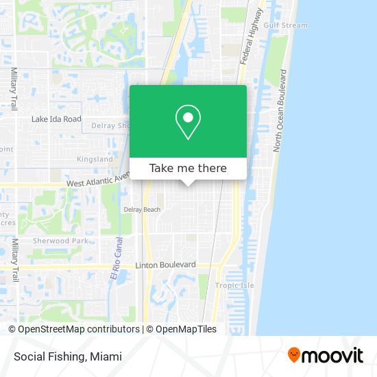 Social Fishing map