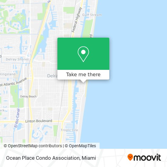 Mapa de Ocean Place Condo Association