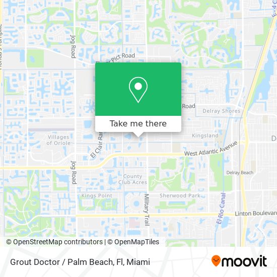 Grout Doctor / Palm Beach, Fl map