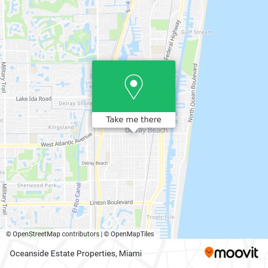 Mapa de Oceanside Estate Properties
