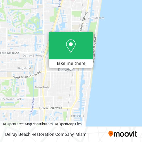 Delray Beach Restoration Company map