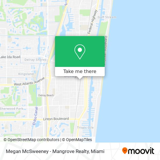 Mapa de Megan McSweeney - Mangrove Realty