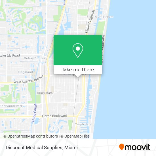 Discount Medical Supplies map