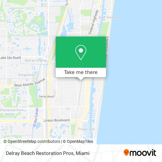 Delray Beach Restoration Pros map